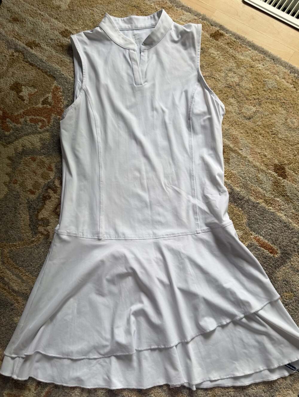 Jack Smith Sleeveless Ruffle Hem Athletic Golf and Tennis Dress